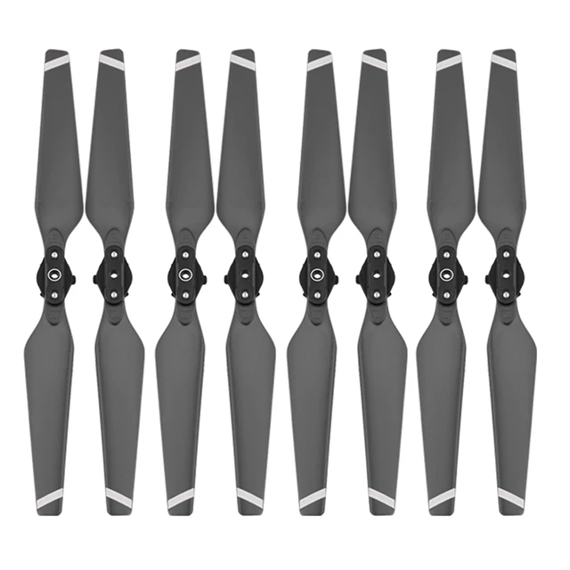 8pcs Propeller for DJI Mavic Pro Drone Quick Release Props Folding Blade 8330 Spare Parts Replacement Accessory Wing Fans CW CCW - Black