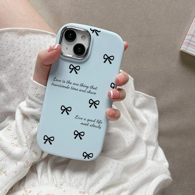 3D Bow Design Candy Phone Case