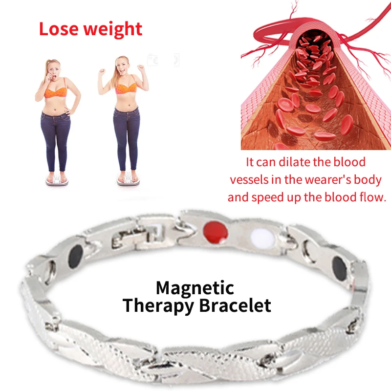 woman healthy magnetic bracelet slimming magnetic bracelet