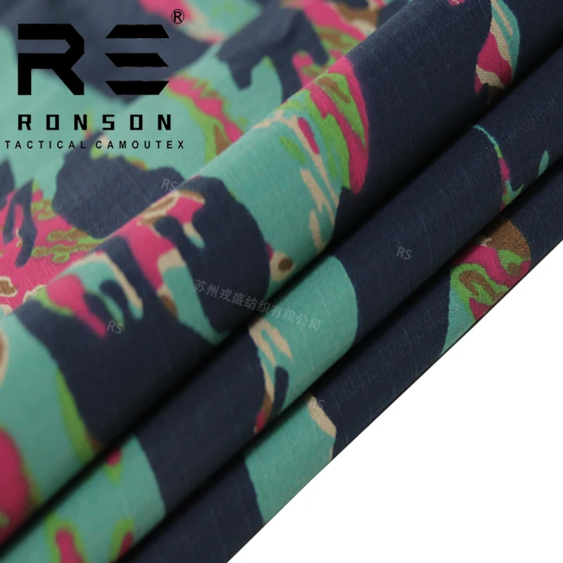 50% Nylon 50% Cotton Ripstop fabric MIAMI Camouflage NYCO5050 tactical fabric for uniform
