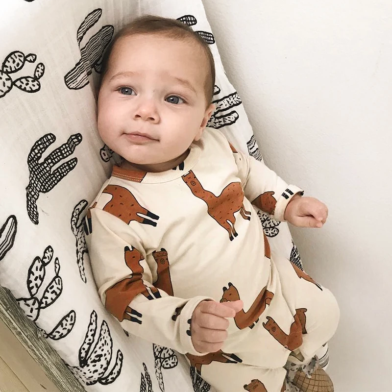 

Детское хлопковое боди с длинным рукавом, в сеточку