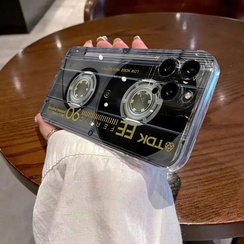 Vintage Cassette Tape TPU Protective Phone Case
