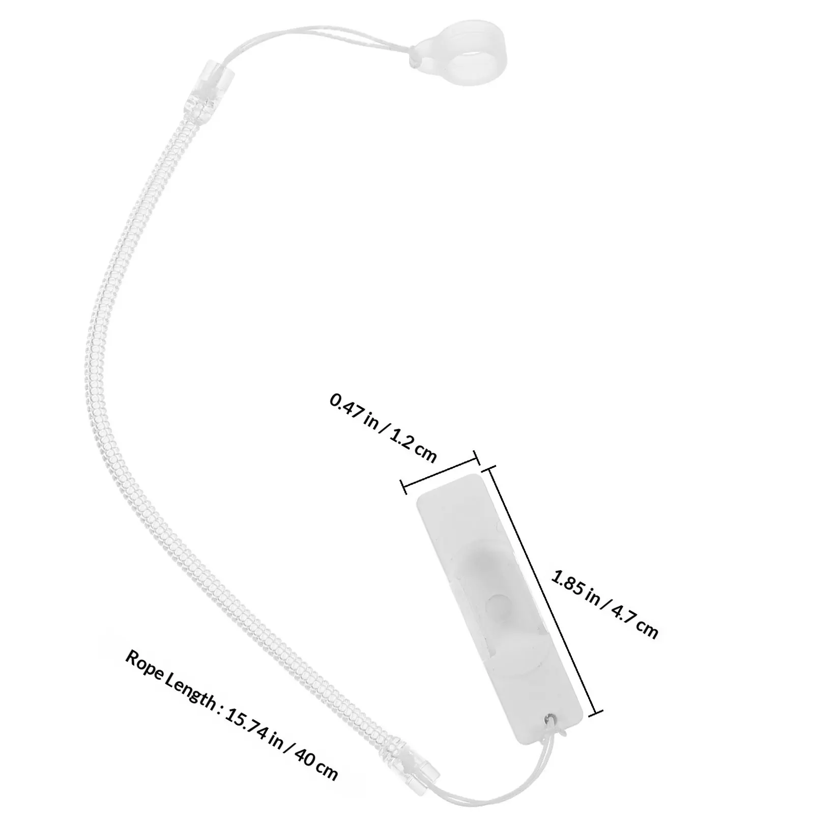 2Pcs 고탄성 스타일러스 펜 끈 접착 클립 실리콘 그립 터치 펜 태블릿용 개폐식 스프링 로프