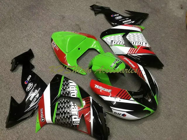 グッズセット Rebuilt Motorcycle Fairings Kit for KAWASAKI Ninja ZX10R 06