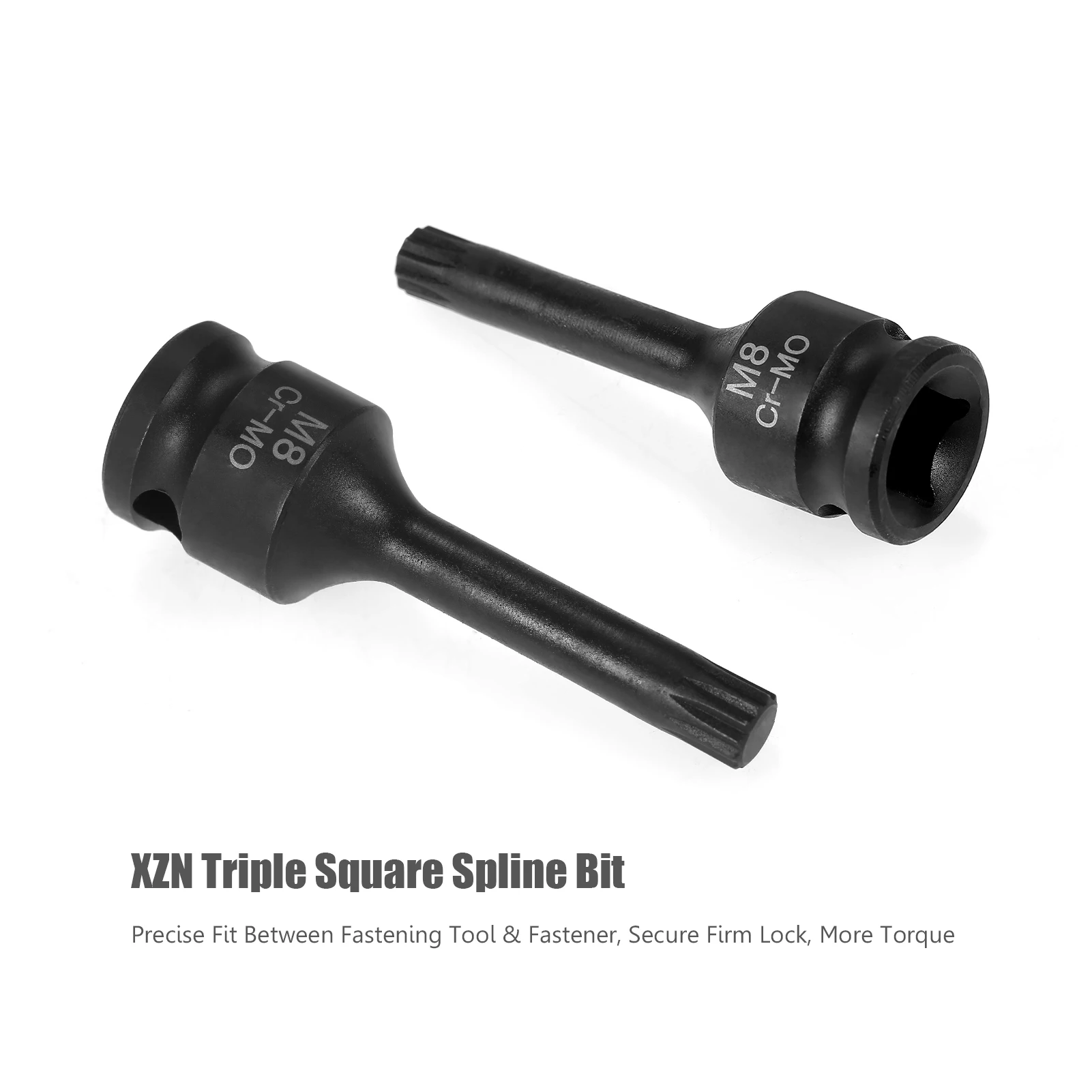 XZN Triple Square Socket Set VORXEON 10Pcs 1/2