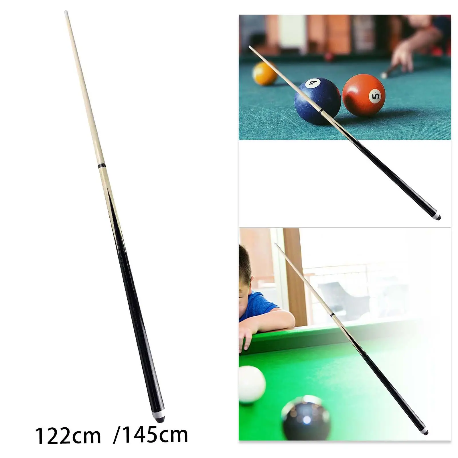 Kids Pool Cue Portable House Wood Billiard Pool Cue for House Billiards Children