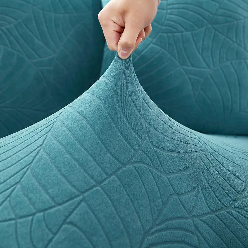Waterproof Elastic Sofa Cover for Living Room 1/2/3/4 Seater Thick Polar Fleece L-Shaped Corner Sofa Cover Armchair Protector 6