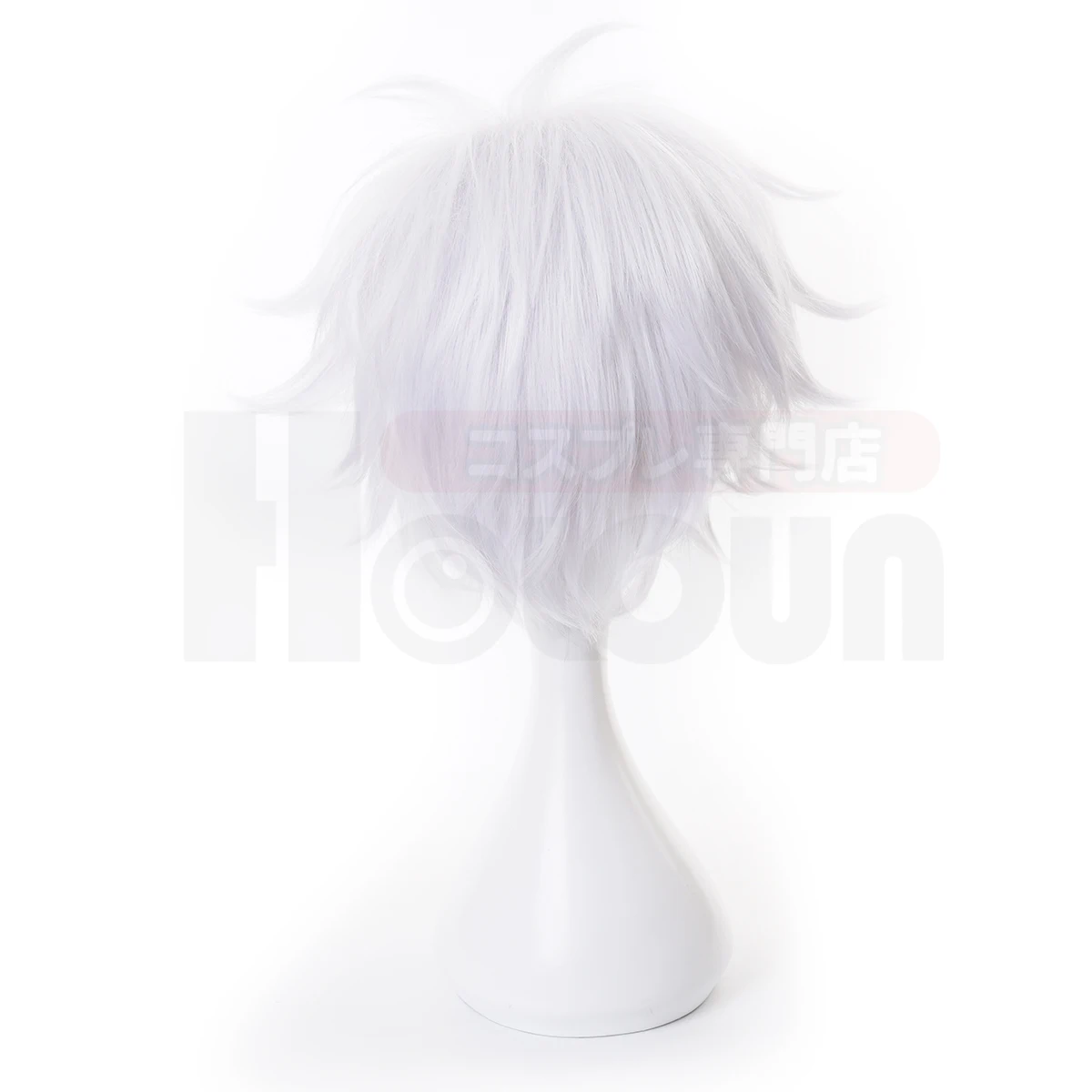 HOLOUN Jujutsu JJK Anime Satoru Gojo Cosplay Wig Rose Net Synthetic Fiber Adjustable Size Halloween Christmas Party