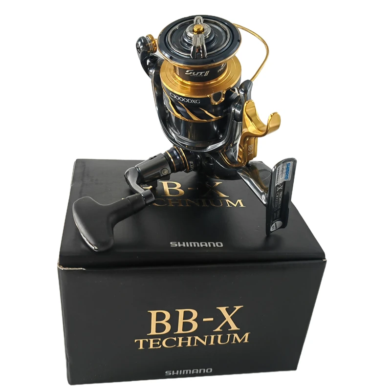 The SHIMANO BB-X Technium Iso Lever Spinning Fishing Reel 2500DXG