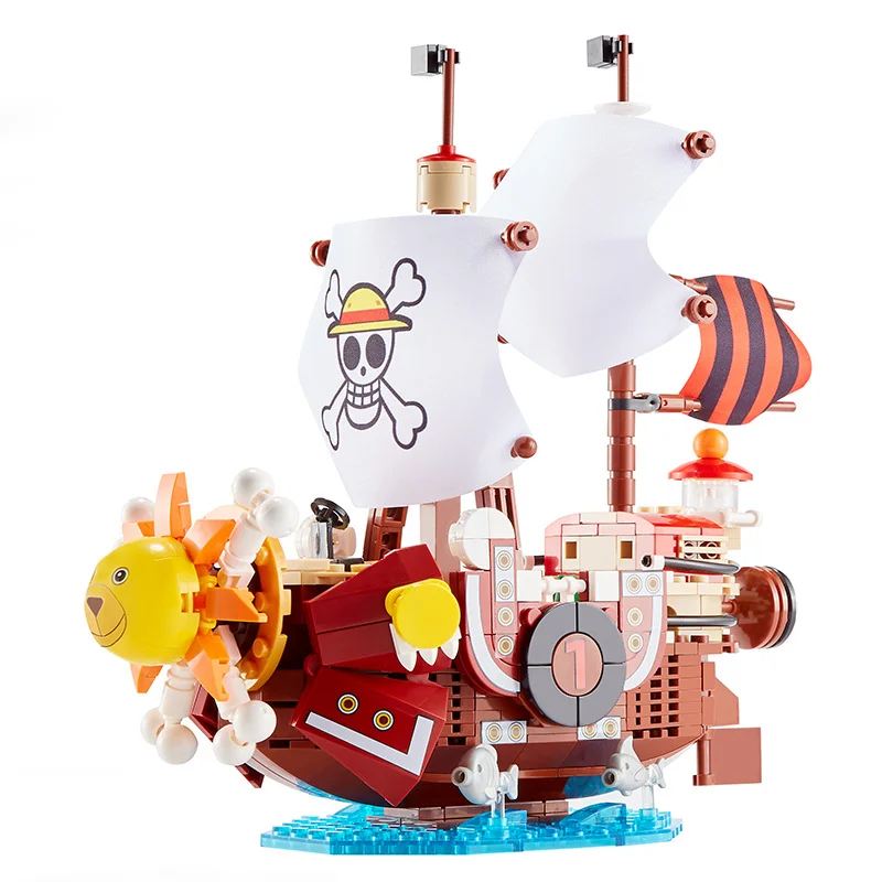 Anime One Piece Luffy THOUSAND SUNNY figura juguetes montaje barco modelo  Barco Pirata decoración regalos coleccionables para niños niño – Tienda