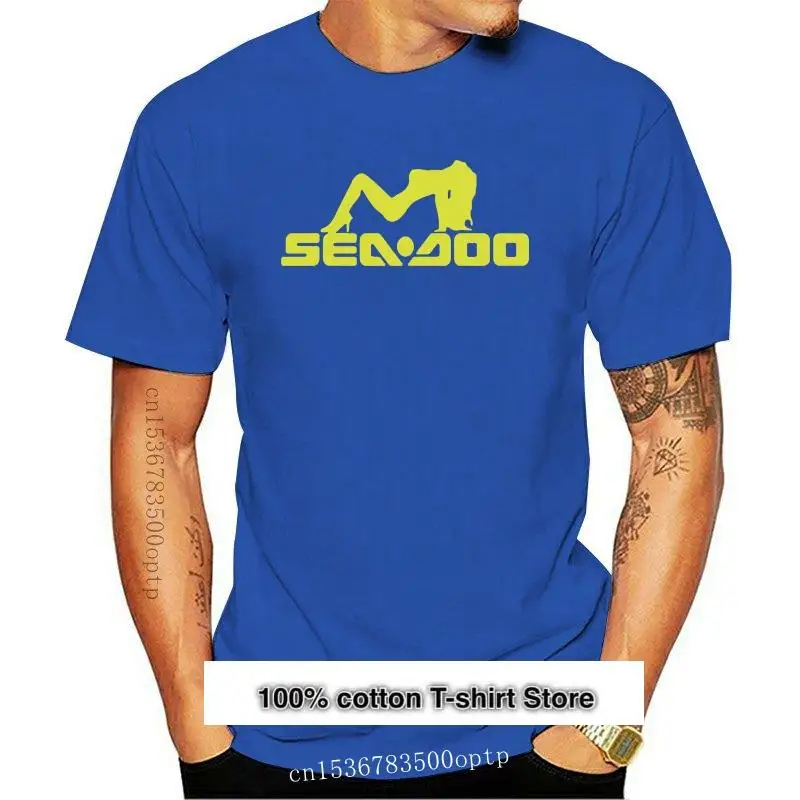 

Новинка, хлопковая летняя футболка, мужские футболки, классика, Sea Doo Seadoo Moto s, черные топы, футболки, забавная футболка, Мужская графическая короткая футболка с круглым вырезом