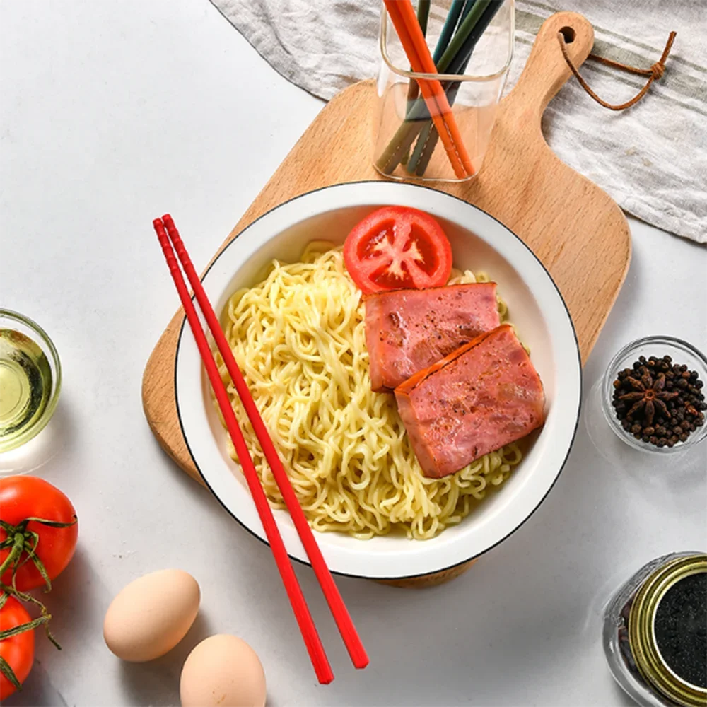 Silicone Non-Slip Chopsticks Set - 5 Pairs | Japanese Style Tableware for Noodles & Sushi | Ideal Gift Dinnerware