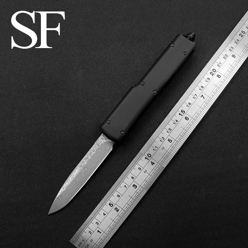 Damascus Otf Knife Survival Knife Otf Ut70 Knife Sf Otf Knife