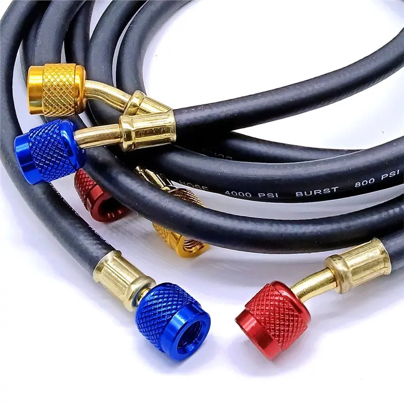 A29R R134a R410A AC 냉매 충전 호스 HVAC 에어컨 도구 자동차 실리콘 호스 파이프 에어컨 시스템 유지 보수