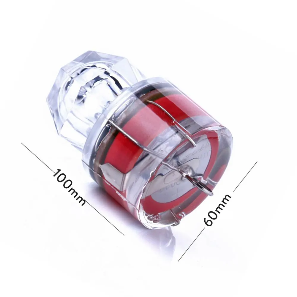 Woorea Mini LED leurre de pêche Goutte Profonde Forme des