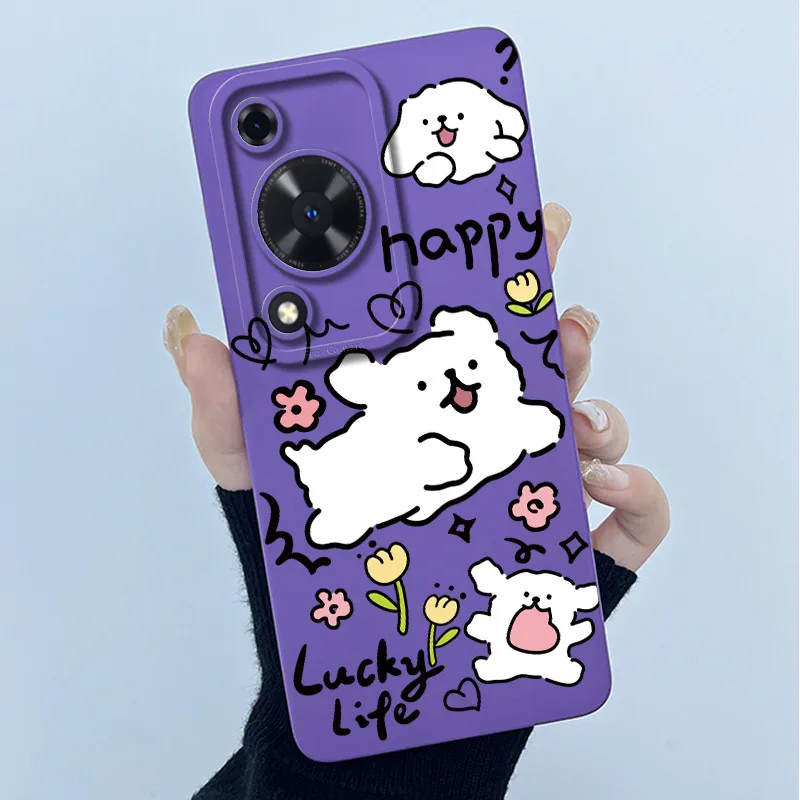 Cute Cartoon Bumper Slim Matte Silicone Protective Phone Case