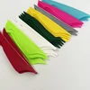 IBOUNFOX 4 Inch Carbon Arrow Turkey Feather Fletching Archery Arrow Fletches Right Wing Sting Shape Feather Vanes 50Pcs/lot 2