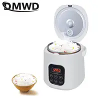 Cuiseur à riz Portable multifonctionnel 2L, marmite intelligente, chauffe-aliments, chaudière à nouilles, double usage 12V, camion voiture 220V pour la maison 2