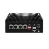 HUNSN Triple Display Micro Firewall Appliance,Mini PC,PFSense,Mikrotik,Alder Lake-N N100/N305, OPNsense,VPN,Router PC,RJ35,4LAN 1