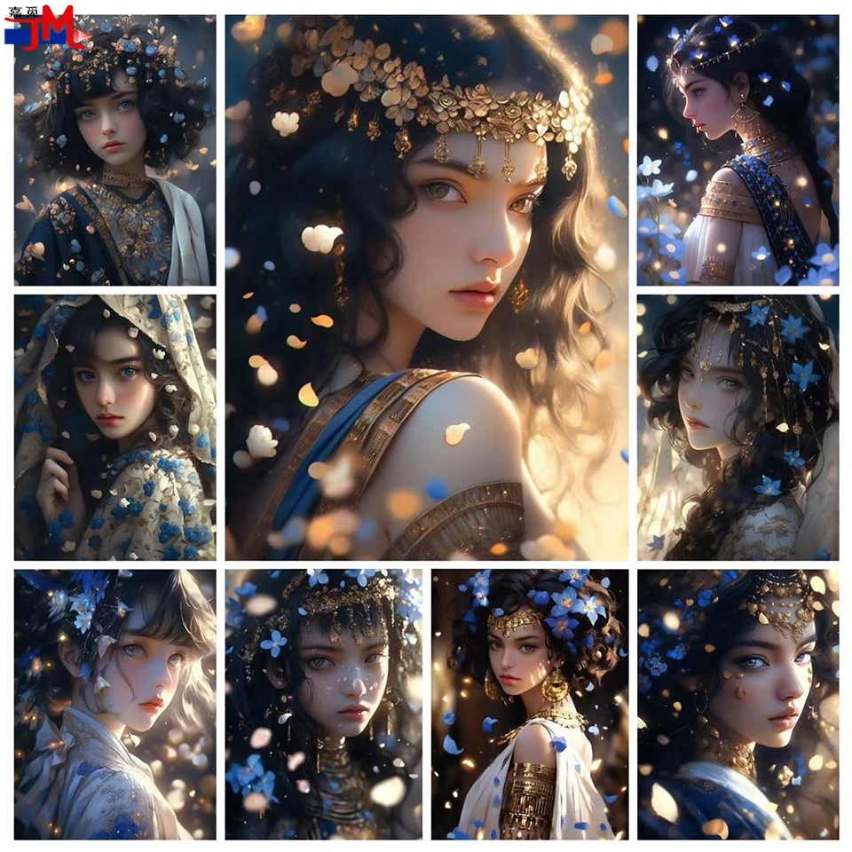 

Алмазная живопись «сделай сам» для африканской женщины, новинка 2023, искусственная вышивка, красивый цветок, девушка 5D, вышивка крестиком, мозаика, домашний декор