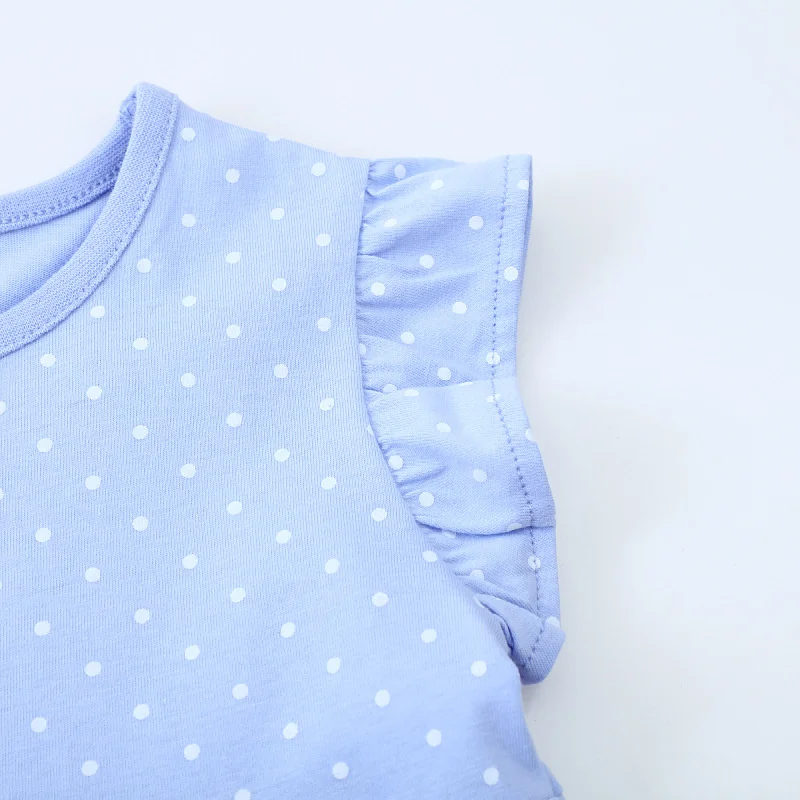 Bunny Embroidery Girls Dresses Short Sleeve Summer for Children's Clothes Toddler Wear girls dress,kids clothes