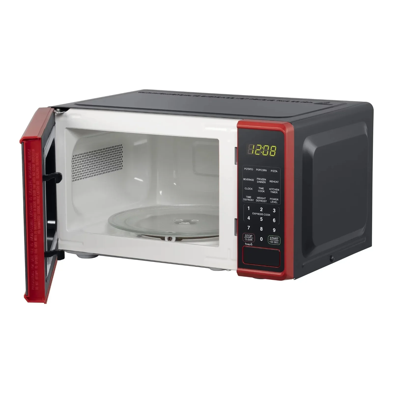 0.7 cu. ft. Countertop Microwave Oven, 700 Watts, Red Kitchen Appliances.USA.NEW 4