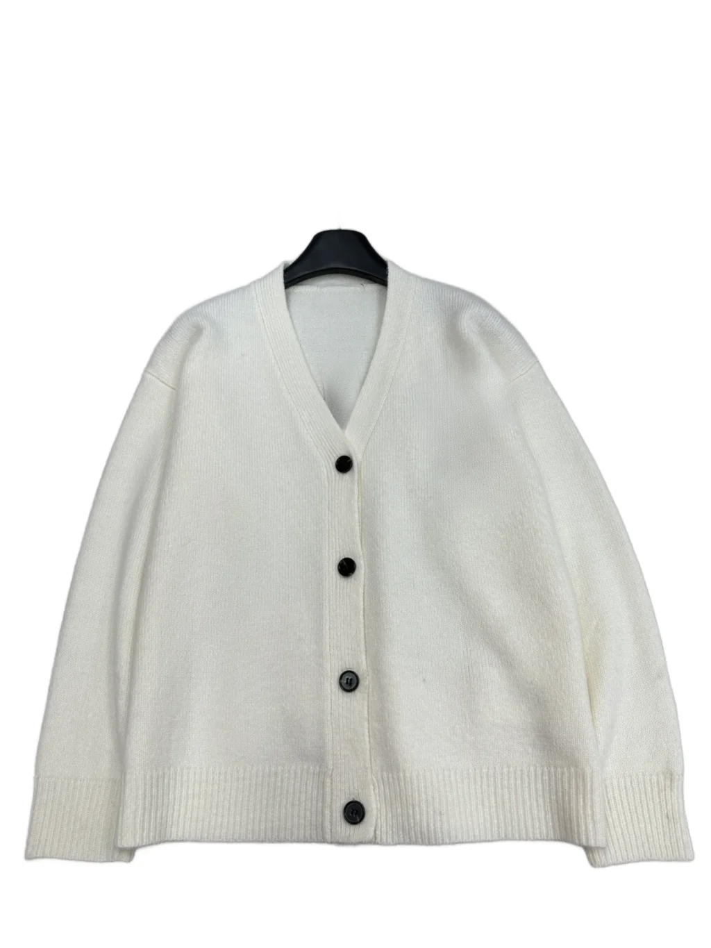 

Cardigan jacket V-neck short slim-fit version solid color single-breasted design warm and comfortable 2023 autumn/winter