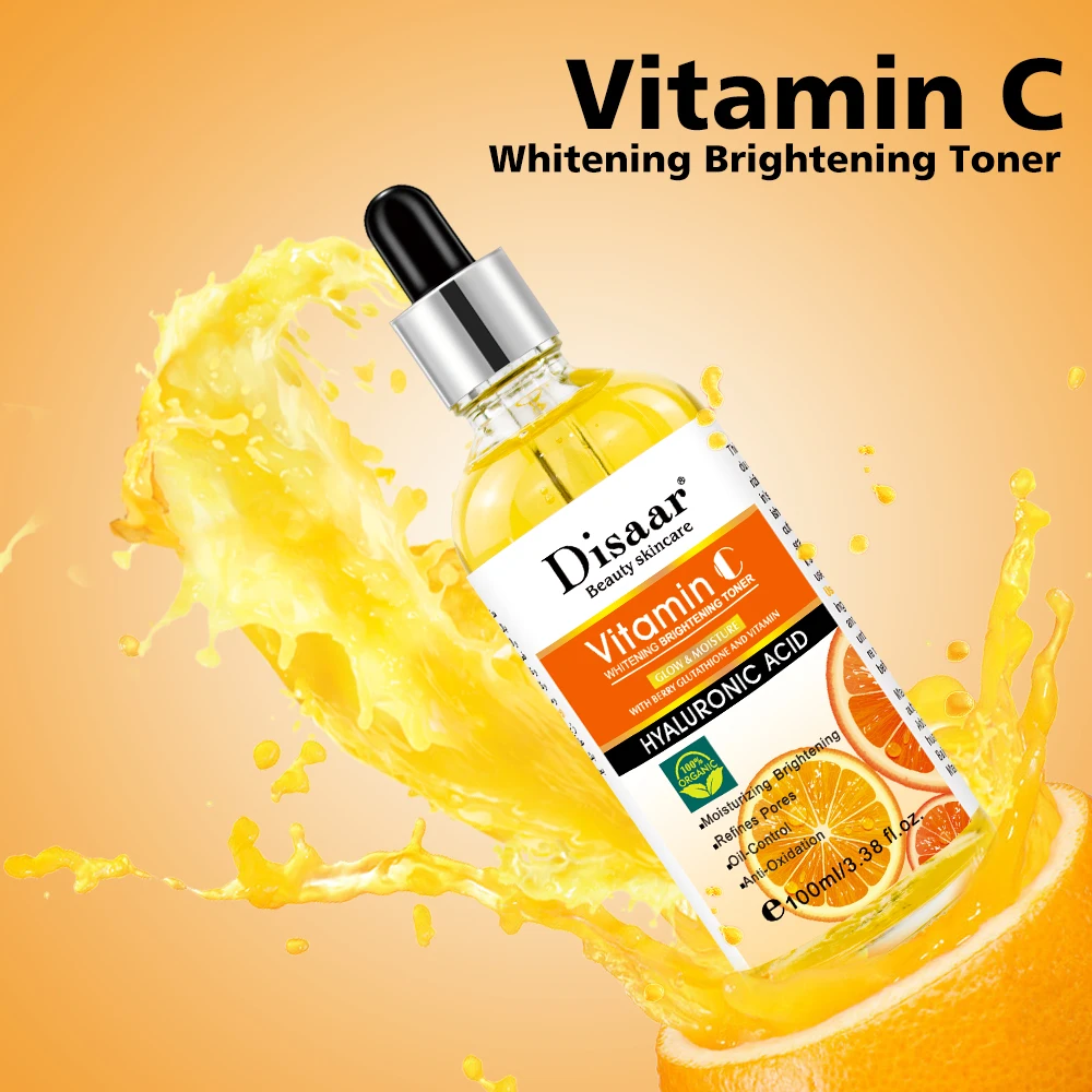 Facial Essence Face Toner Vitamin C Toners For Face 100ml Long Lasting Moisturizing Hyaluronic Acid Facial Essence