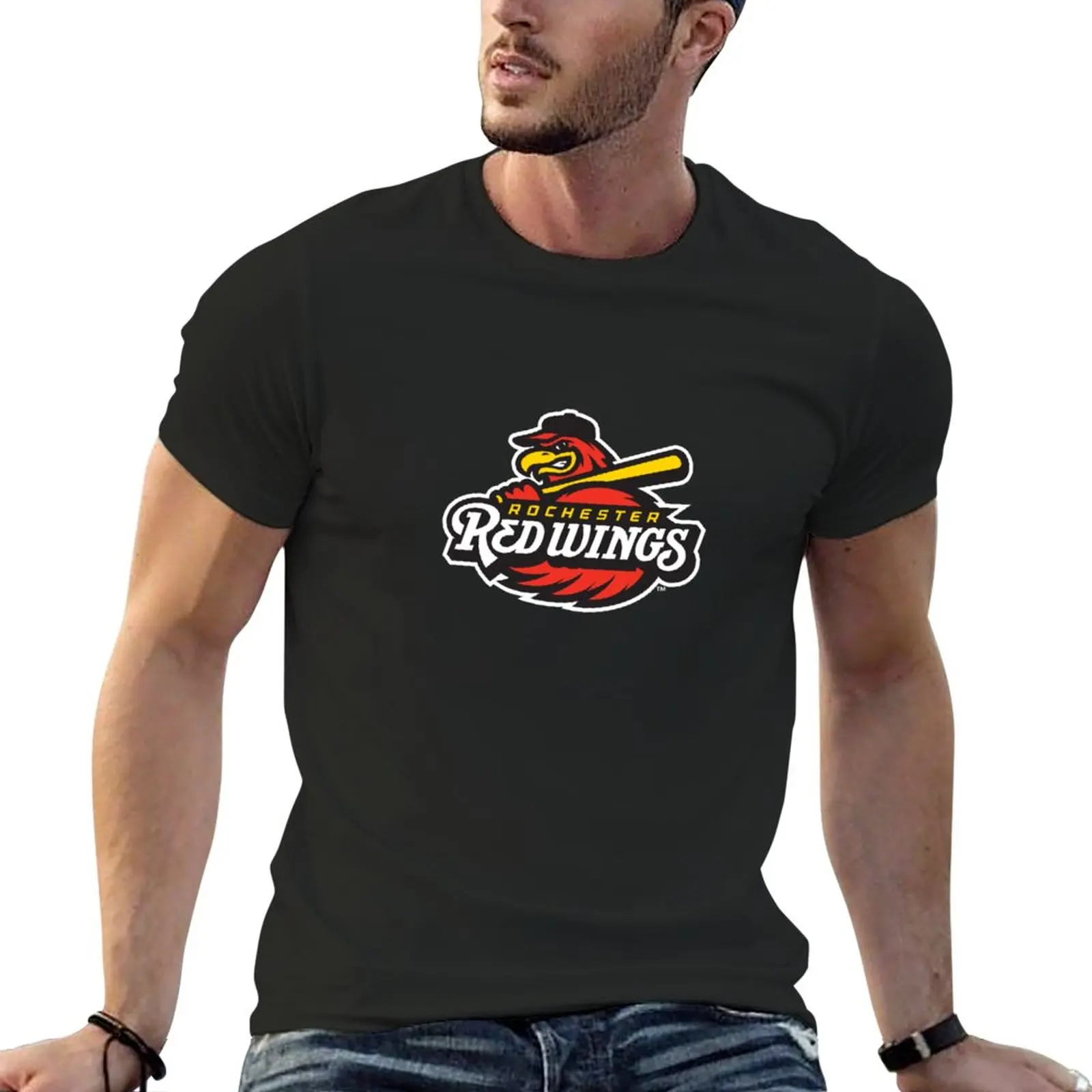 

Rochester Of Red Wings LogoT-Shirt T-Shirt tops sweat shirt mens graphic t-shirts big and tall