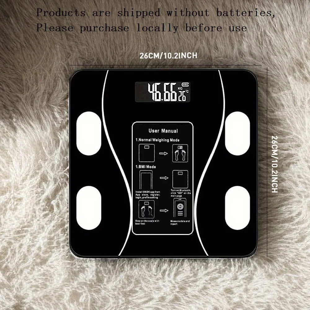 1pc Weight Scale Bathroom Digital Weighing Machine Extra Wide Platform And Large Capacity Accurate And Safe electronic scale weight scale