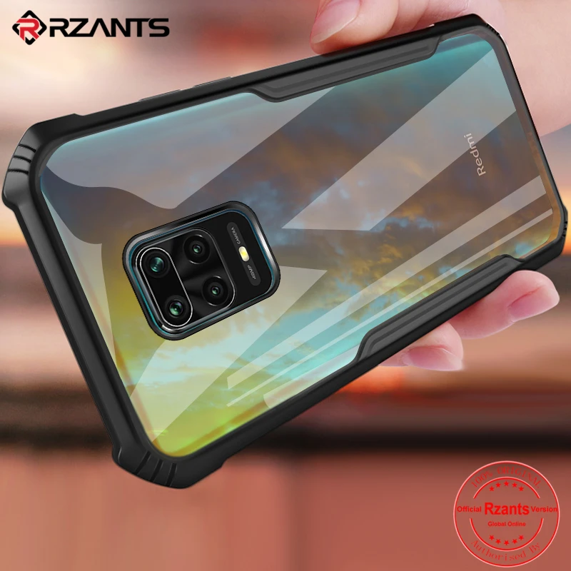Rzants 샤오미 레드미 9 9A 9C 10A 노트 9 9S 프로 POCO X3 GT X4 프로 케이스, 충격 방지 슬림 크리스탈 클리어 커버 케이스