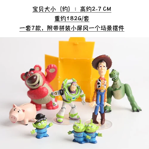 Lot de 10 Toy Story Figurines, caricature Figure Caractère Collection  Jouet, Toy Story PVC Figure Décoration et Ornements pour les Fans d'Anime,  Décoration De Gâteau Topper De Fête Fournitures, Cadea