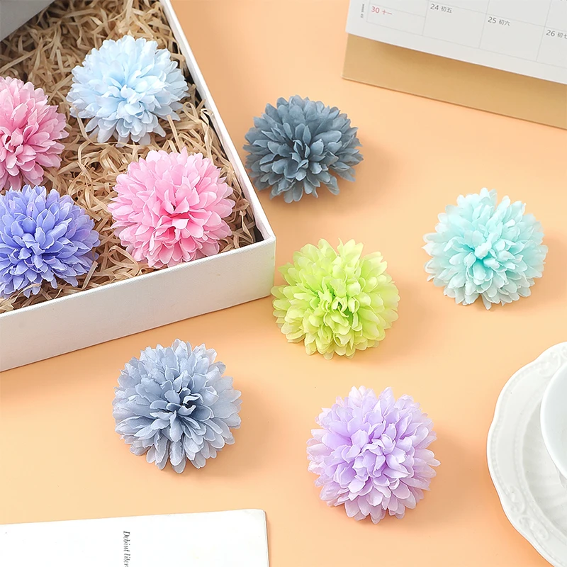 5/10/20Pcs 6,5 cm Künstliche Blume Seide Hortensien Hause Hochzeit Party Dekoration Vase Tisch DIY Handwerk Kranz geschenke Zubehör – Detail 6