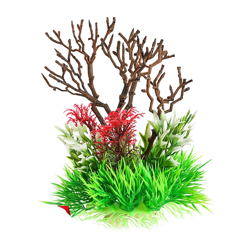 

Искусственная Водная ветка дерева, аквариумный ландшафт, украшение для домашних животных, имитация аквариума, водное растение, аксессуары