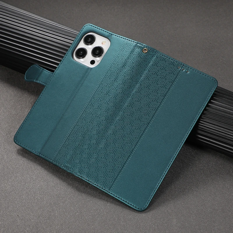 SONWO Cover Portafoglio In Pelle Per Oppo A54/A74/A93 5G - Con Supporto E Slot Carte (Verde)