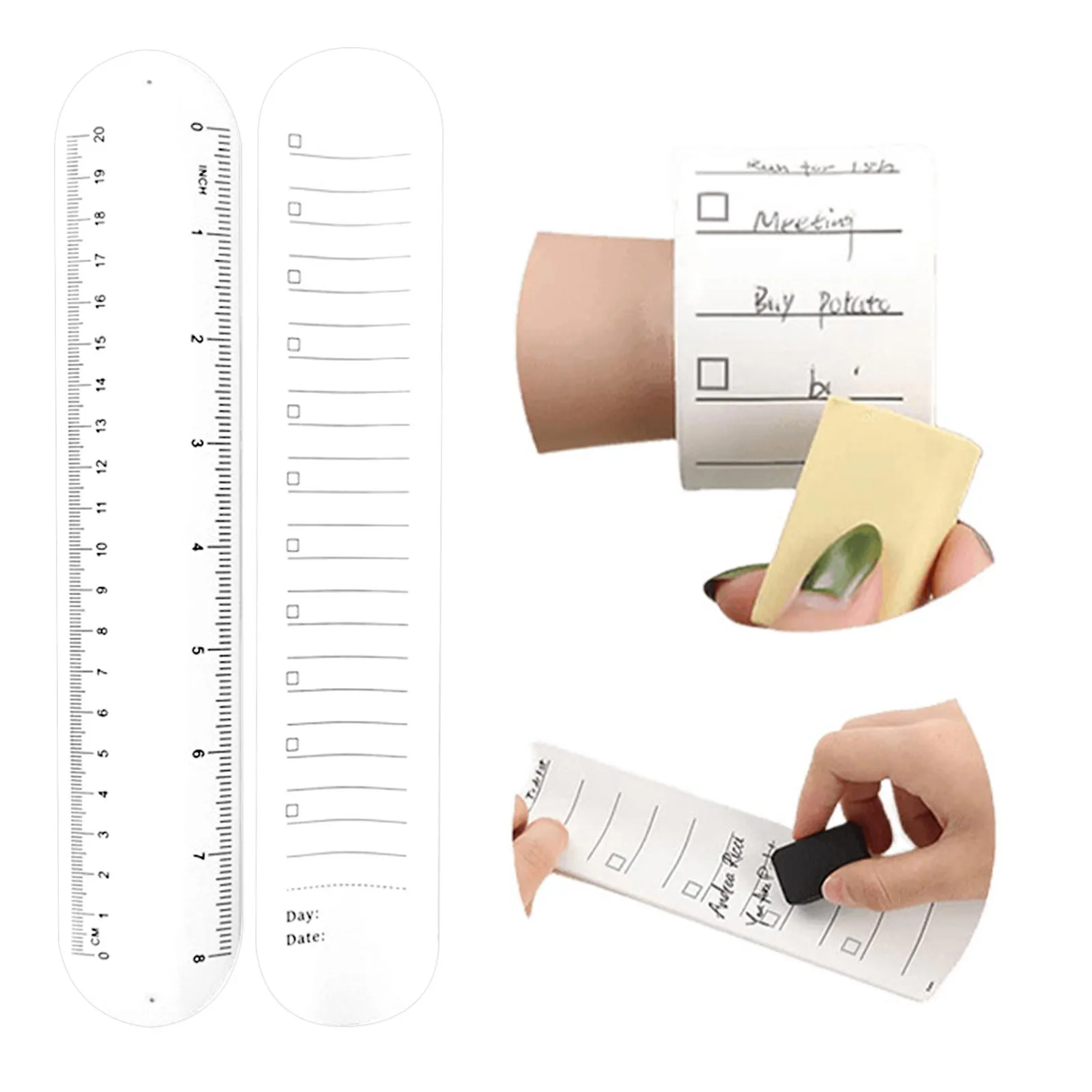 Silicone Snap Ring To Do List Memo Bracelet Jo Do List Erasable Memo Arts And Crafts For Kids Ages 8-12 Girls Drawing silicone do list bracelet