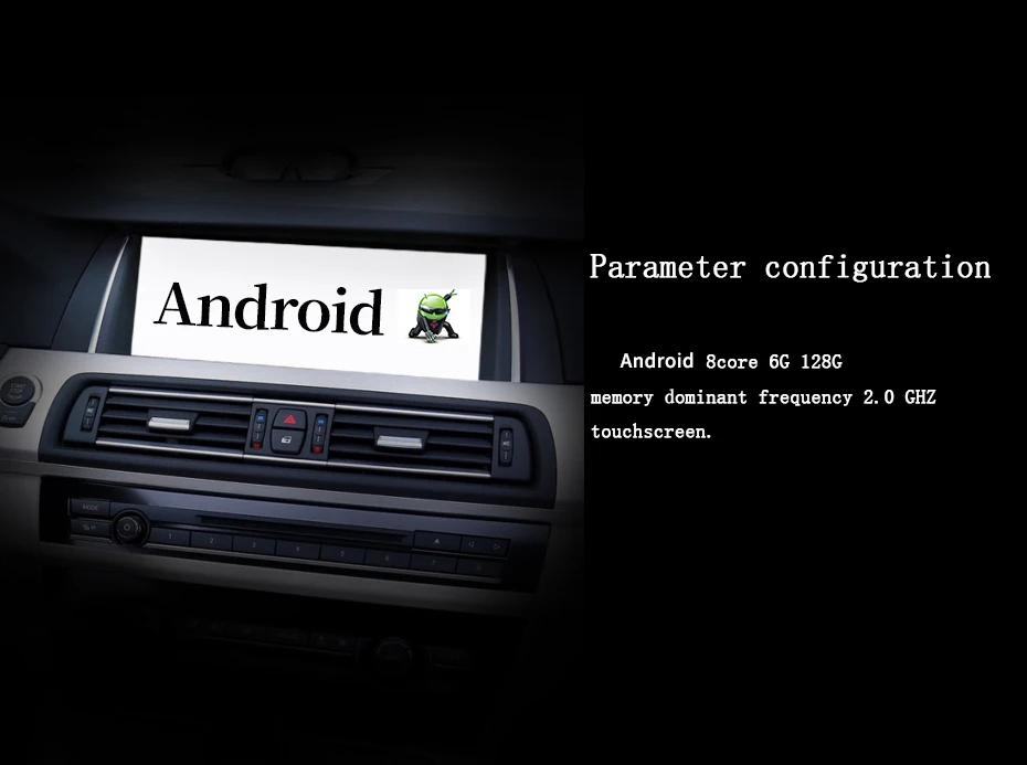 Factory Price ID8 8Core Android AUTO Carplay For BMW 5Series F10 F11 Central Mul