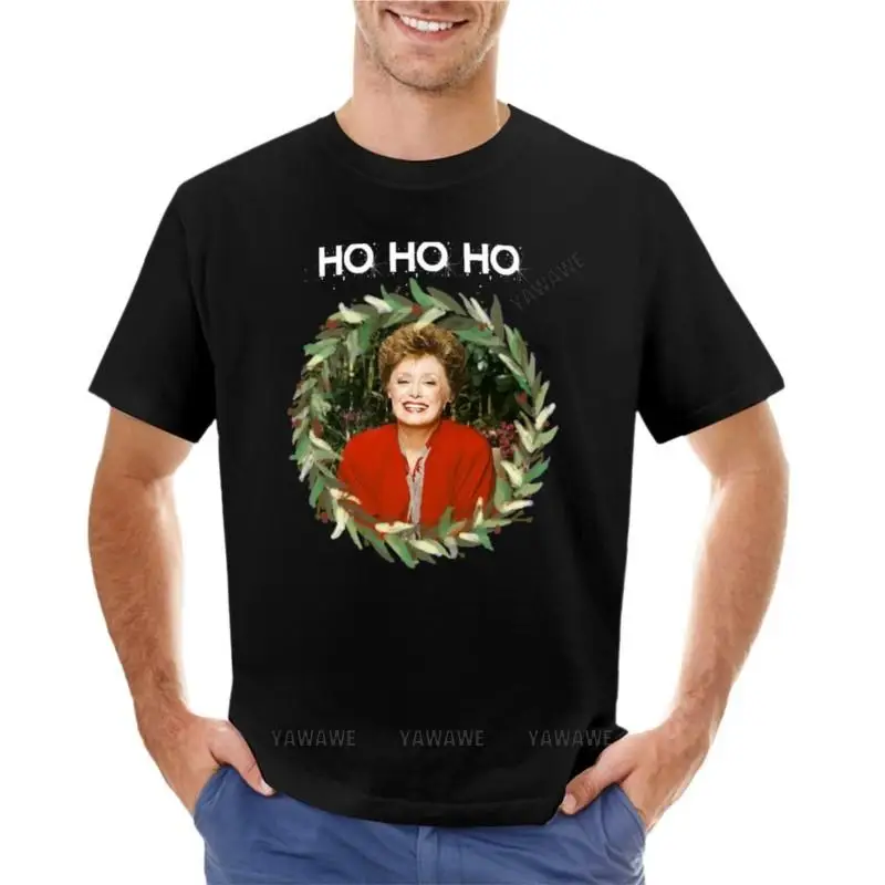 

HO - Blanche Devereaux Рождество от золотых девушек (белая) футболка короткая футболка оверсайз Мужская футболка