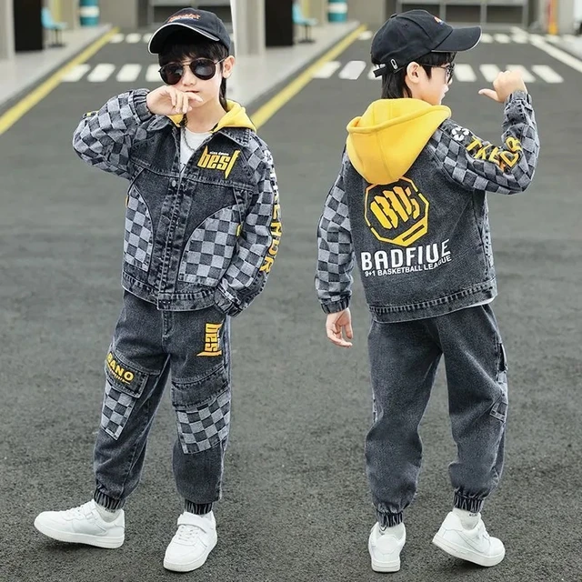 Boys' Spring and Autumn Dress Suit 2023 Children's Spring Dress Boys' Baby  Casual Jeans Two-piece Set - AliExpress