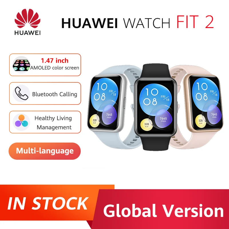 In Stock Global Version HUAWEI WATCH FIT 2 Smartwatch 1.74-inch