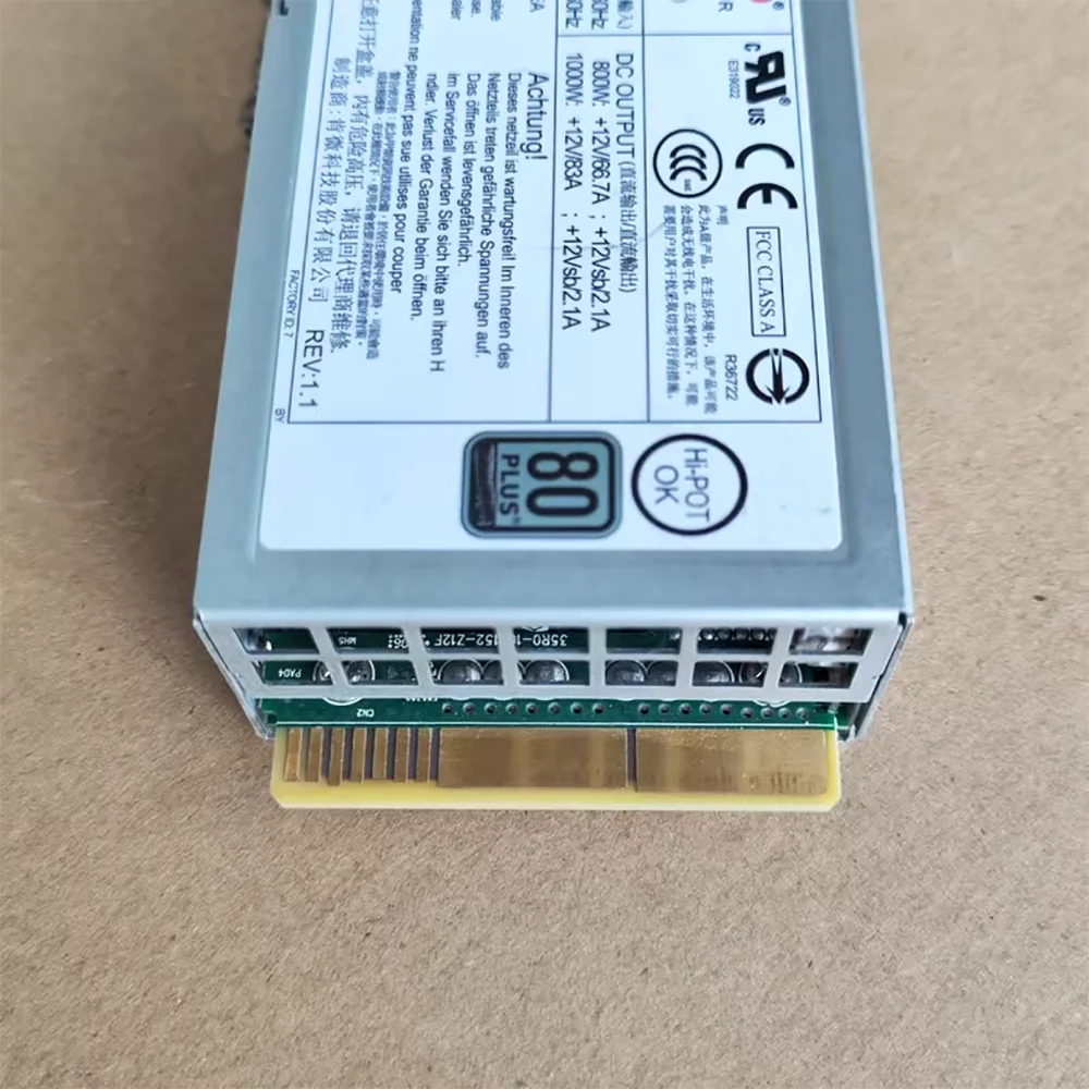 1000W 서버 전원 공급 장치 PWS-1K02A-1R