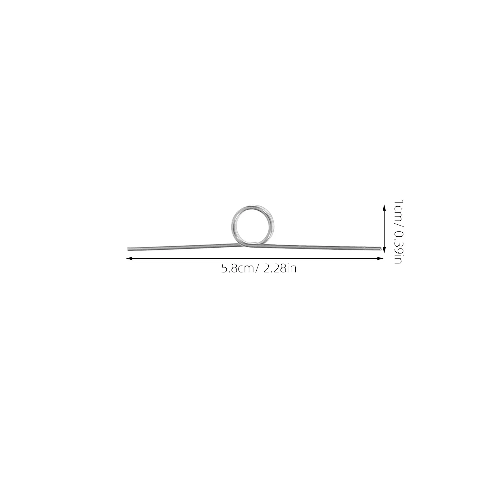 쓰레기통 뚜껑용 18개 교체용 비틀림 스프링 견고한 금속 스프링 간편한 설치 뚜껑 안정성 수리에는 도구가 필요하지 않음