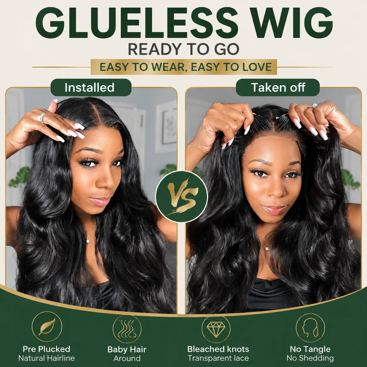 250 Density Body Wave Lace Front Human Hair Wigs 360 Full Lace Frontal Wigs For Women Brazilian 13x6 Pre Plucked With Baby Hair 3
