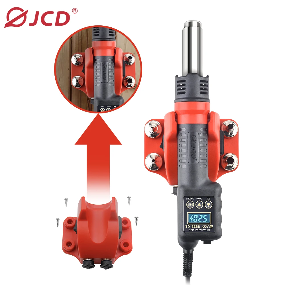 750W Micro Hot Air Gun Soldering Station Temperature Adjustable BGA Welding Tools