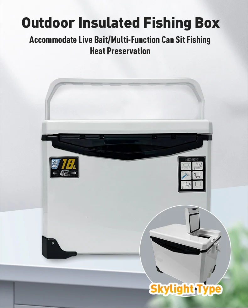 sammlung 10l 18l 22l 32l 48l angel kühlbox tackle outdoor tank case werkzeuge fisch lager seefischerei – Detail 1