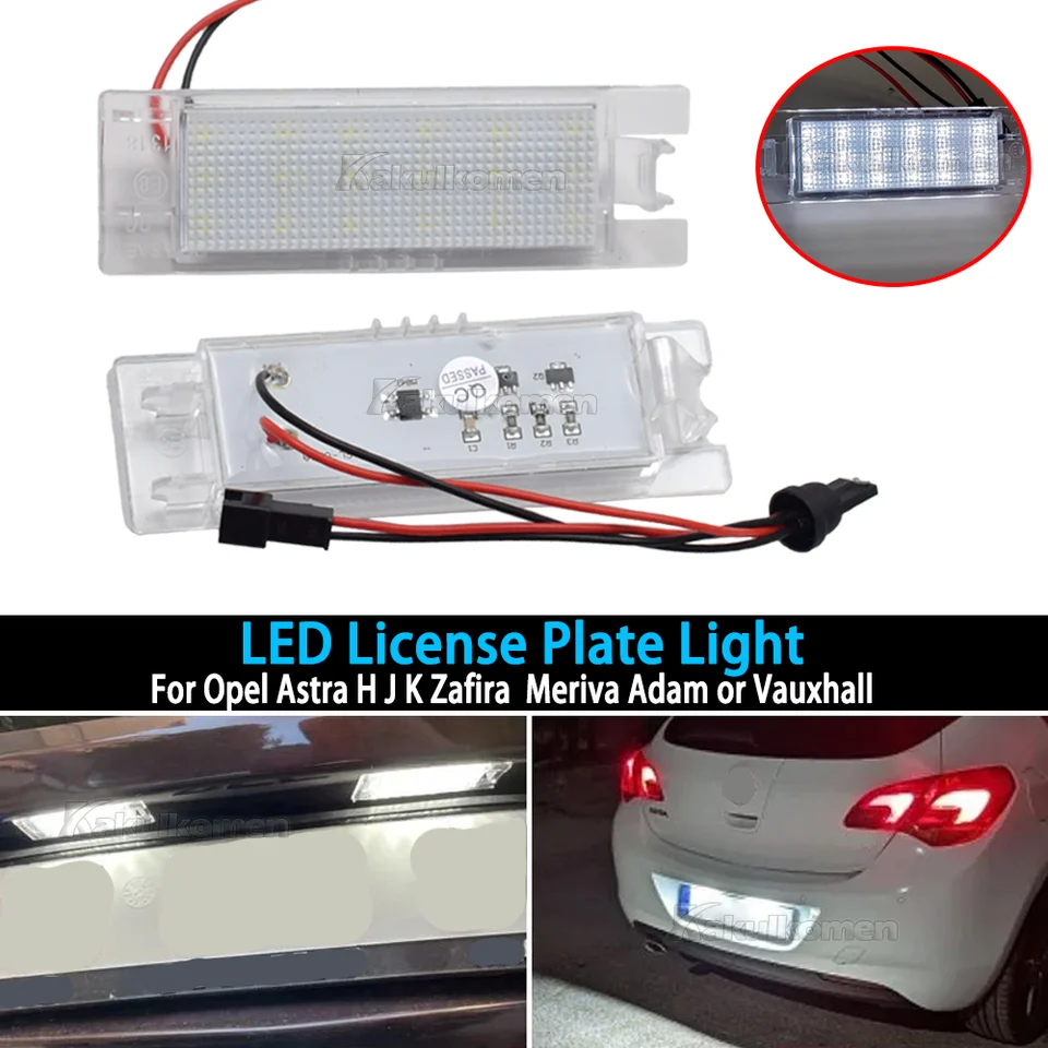 Complete vervanging originele kentekenverlichting voor led