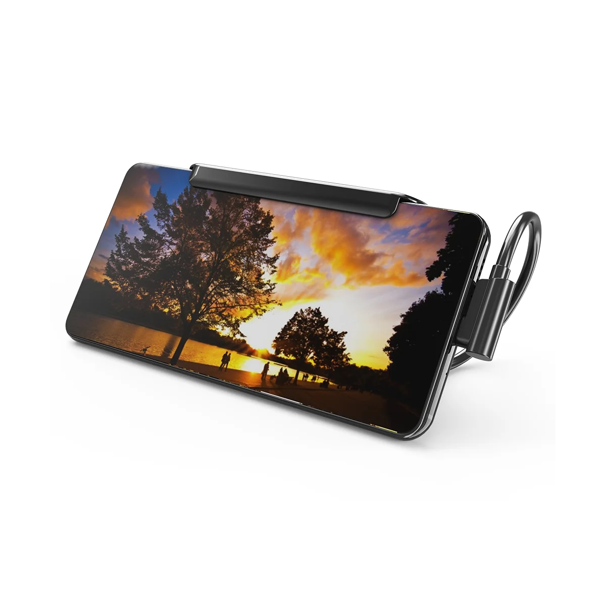 

USB-концентратор 3,0 87 Вт PD HDMI-совместимый конвертер Type C 90 градусов многофункциональный боковой адаптер с зажимом для iPad Macbook Pro