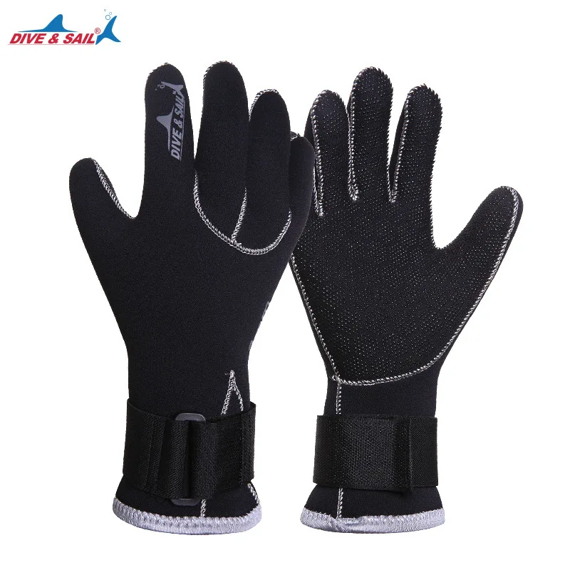 

Dive&sail 3mm neoprene diving gloves with Magic buckle belt for scuba diving,,Snorkeling fishing Water Sport Gloves