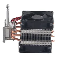 Réfrigérateur à semi-conducteur 12V, thermoélectrique Peltier, système de refroidissement par eau, dispositif de refroidissement avec ventilateur 4