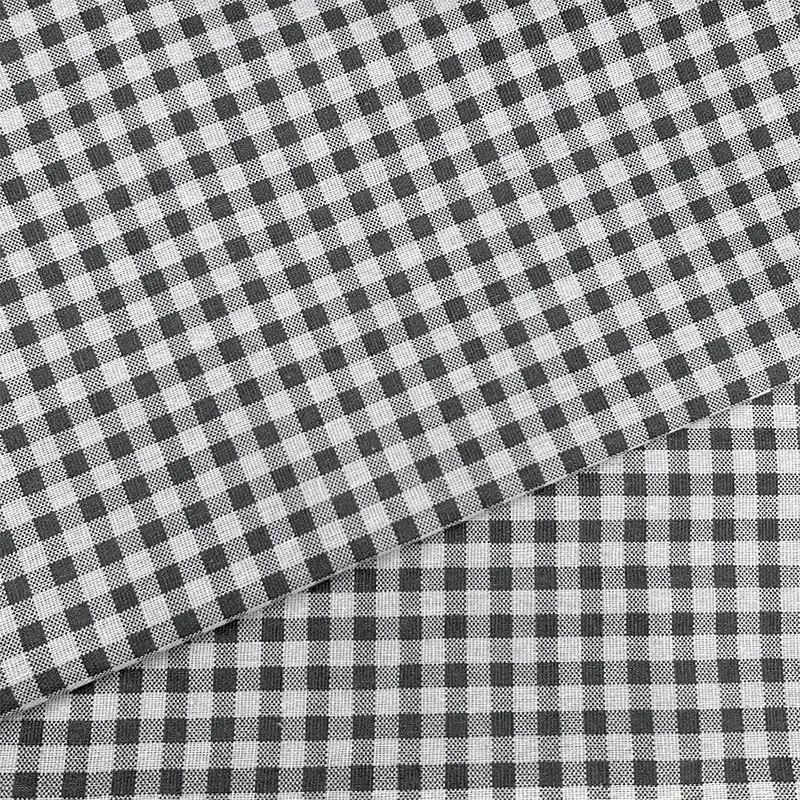 Cotton and Linen Fabric Small Plaid Cloth Printed Cloth Tablecloth Sofa Fabric Linen Ins Wind Rag Head